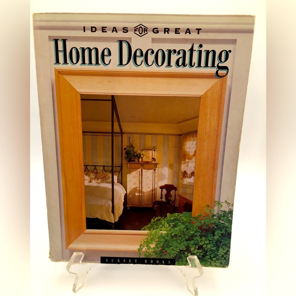 Vintage SUNSET BOOKS 'Ideas For Great Home Decorating'